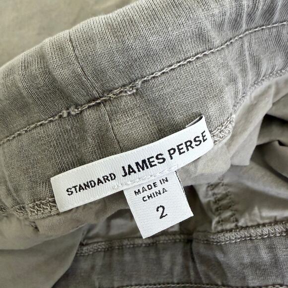 Standard James Perse Zip Pocket Utility Pants Size 2 Womens Cotton Crop 31x25.5 - Picture 10 of 10